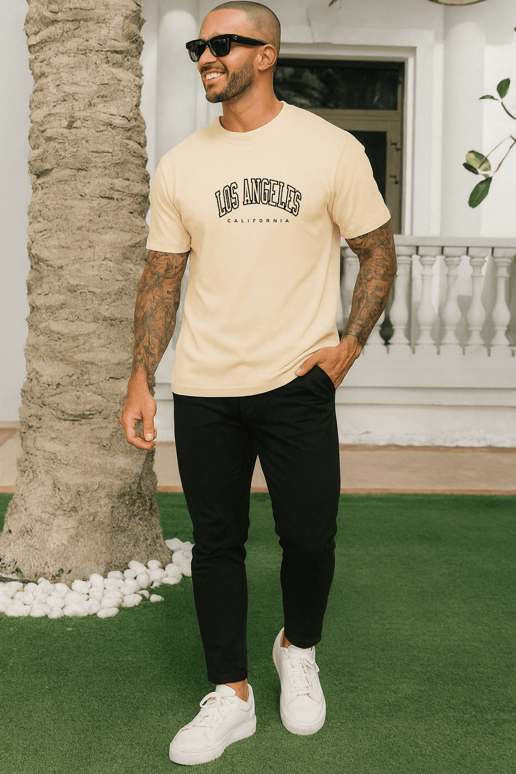 Camiseta Masculina | Estampa - Los Angeles California