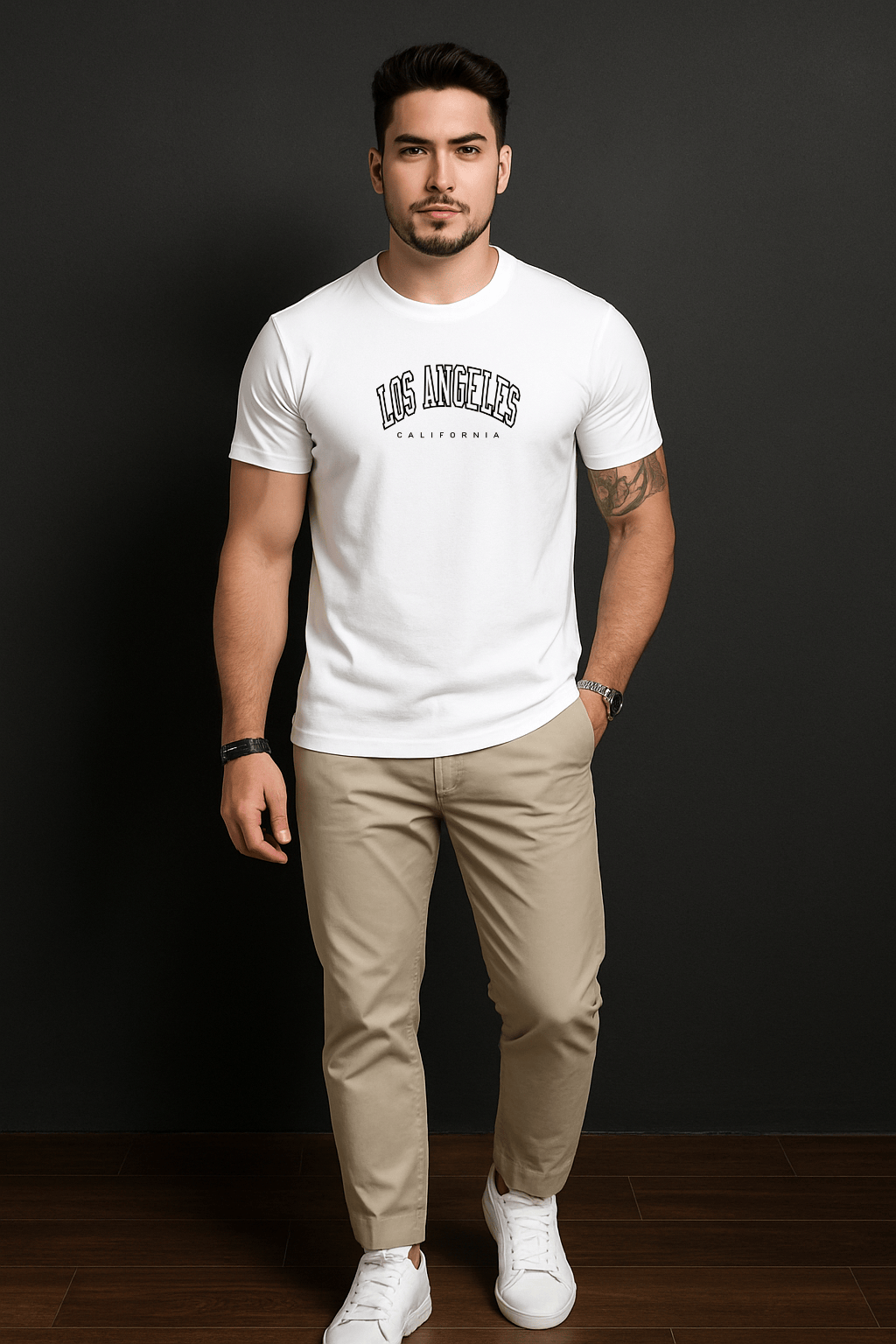 Camiseta Masculina | Estampa - Los Angeles California
