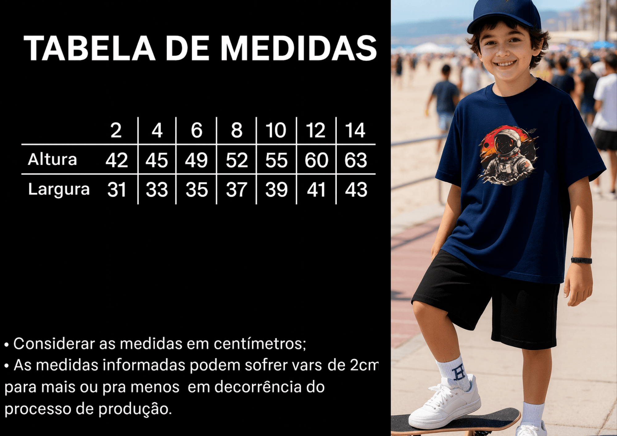 Camiseta Infantil Masculina - Space Explorer