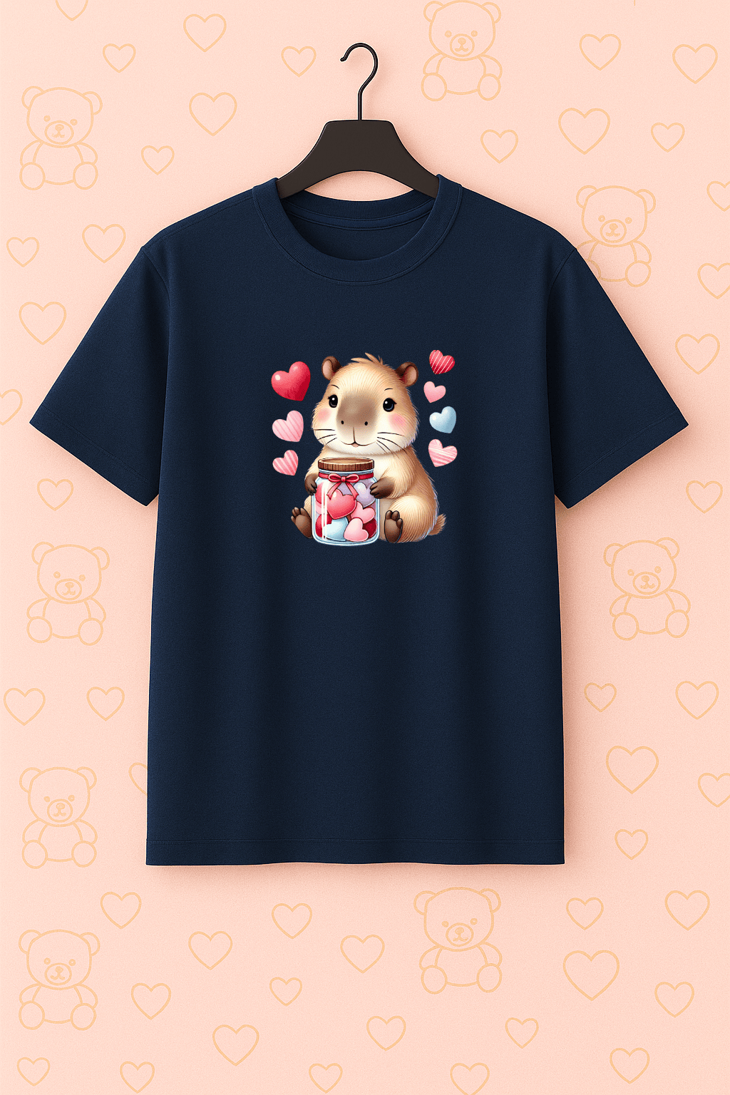 Camiseta Infantil Feminina - Capivara do Amor Baby