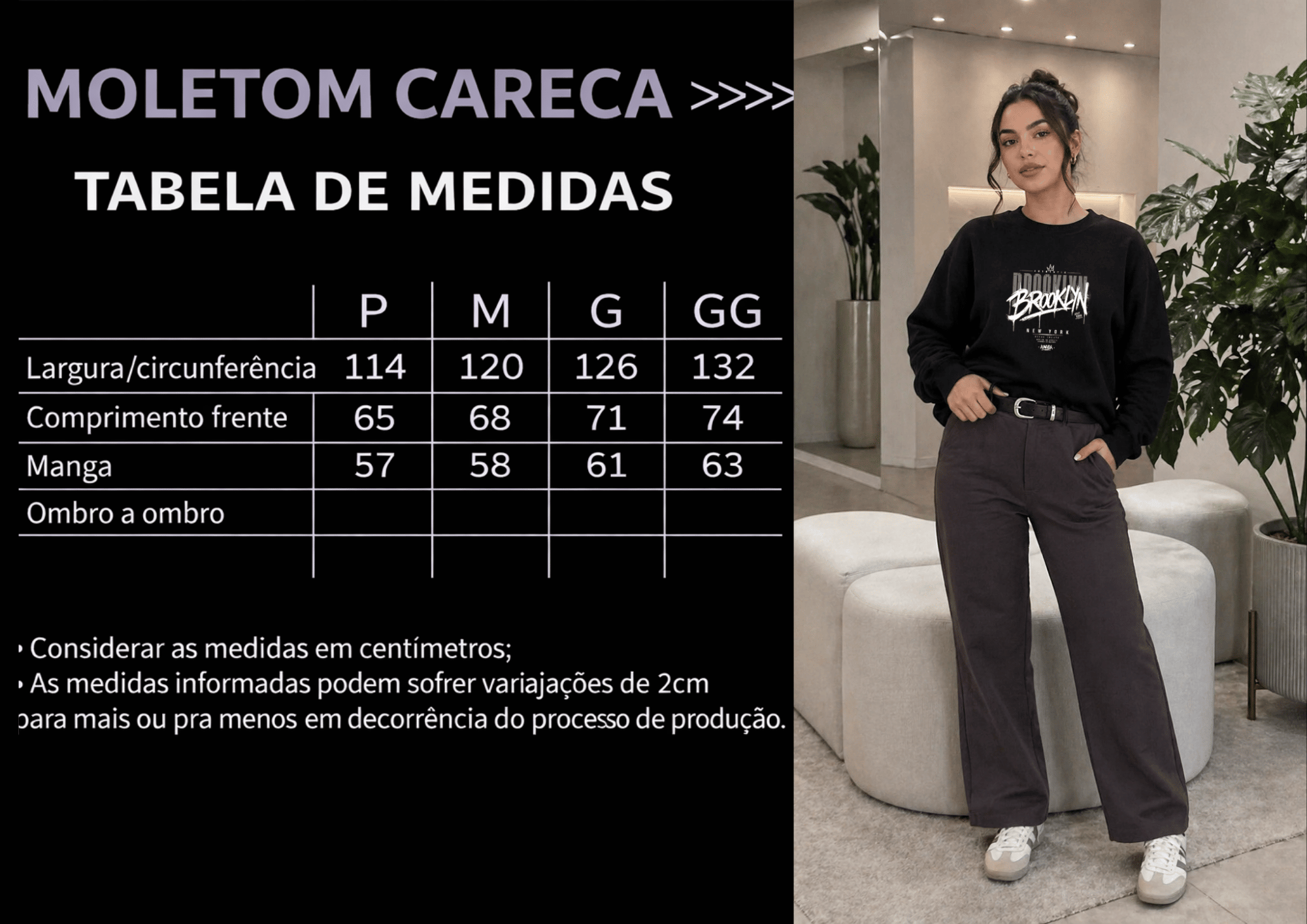 Moletom Careca Feminino - Almayda Crown District