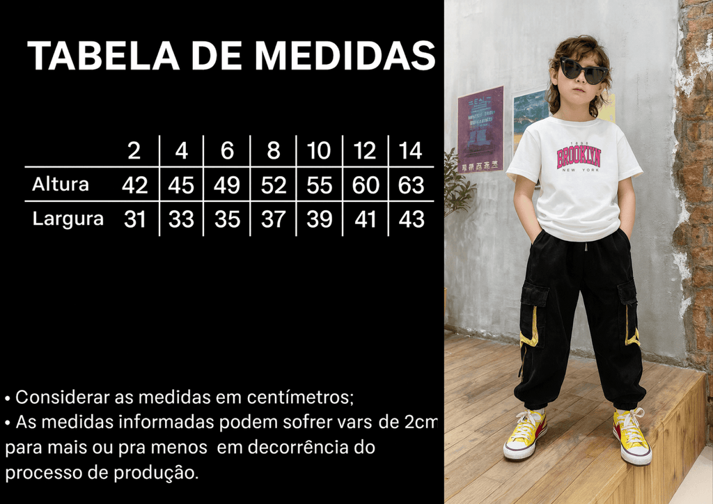 Camiseta Infantil Feminina - Pink Brooklyn Girl