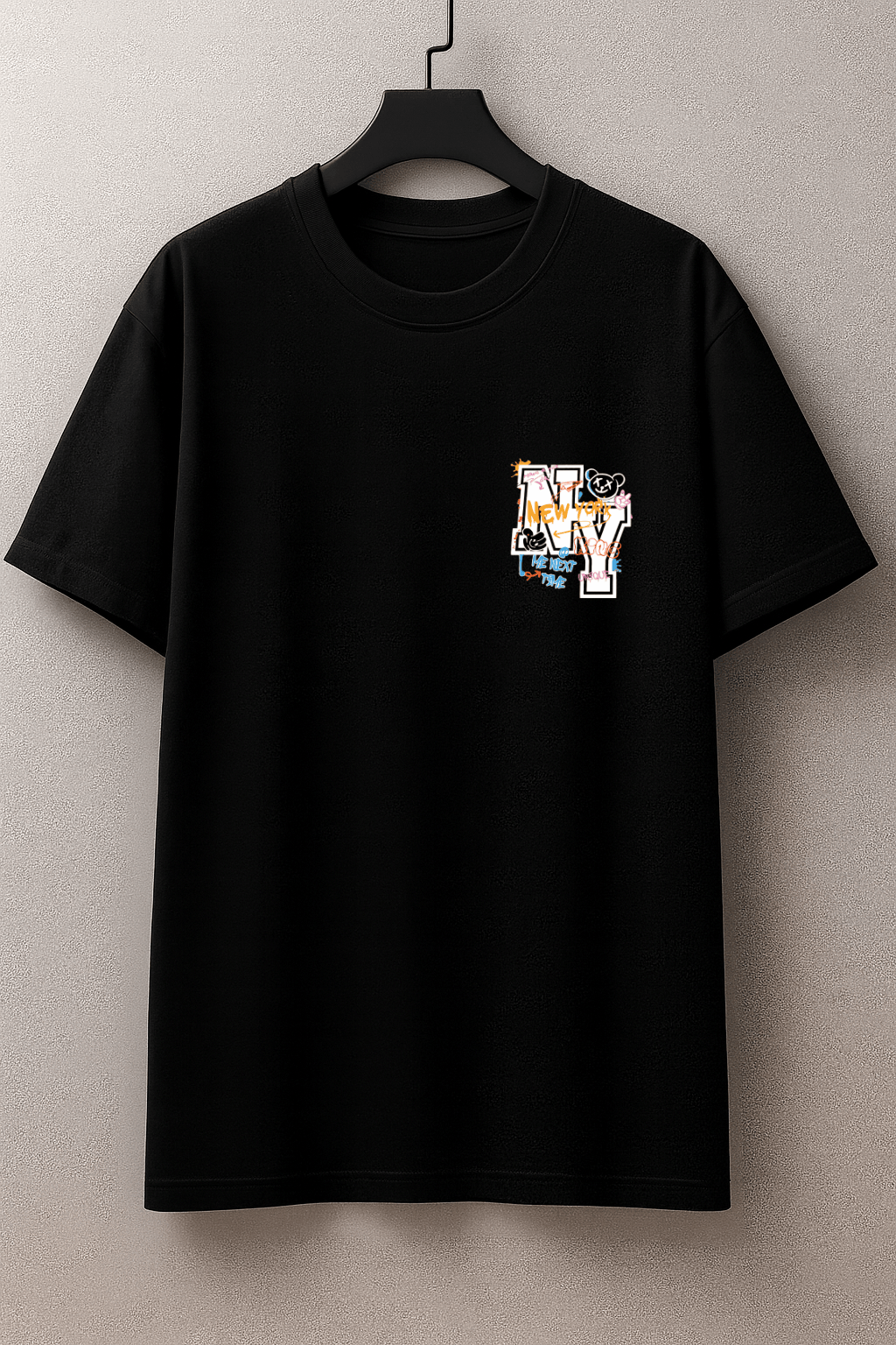 Camiseta Masculina Premium Manga Curta Tradicional  |  NY Graffiti