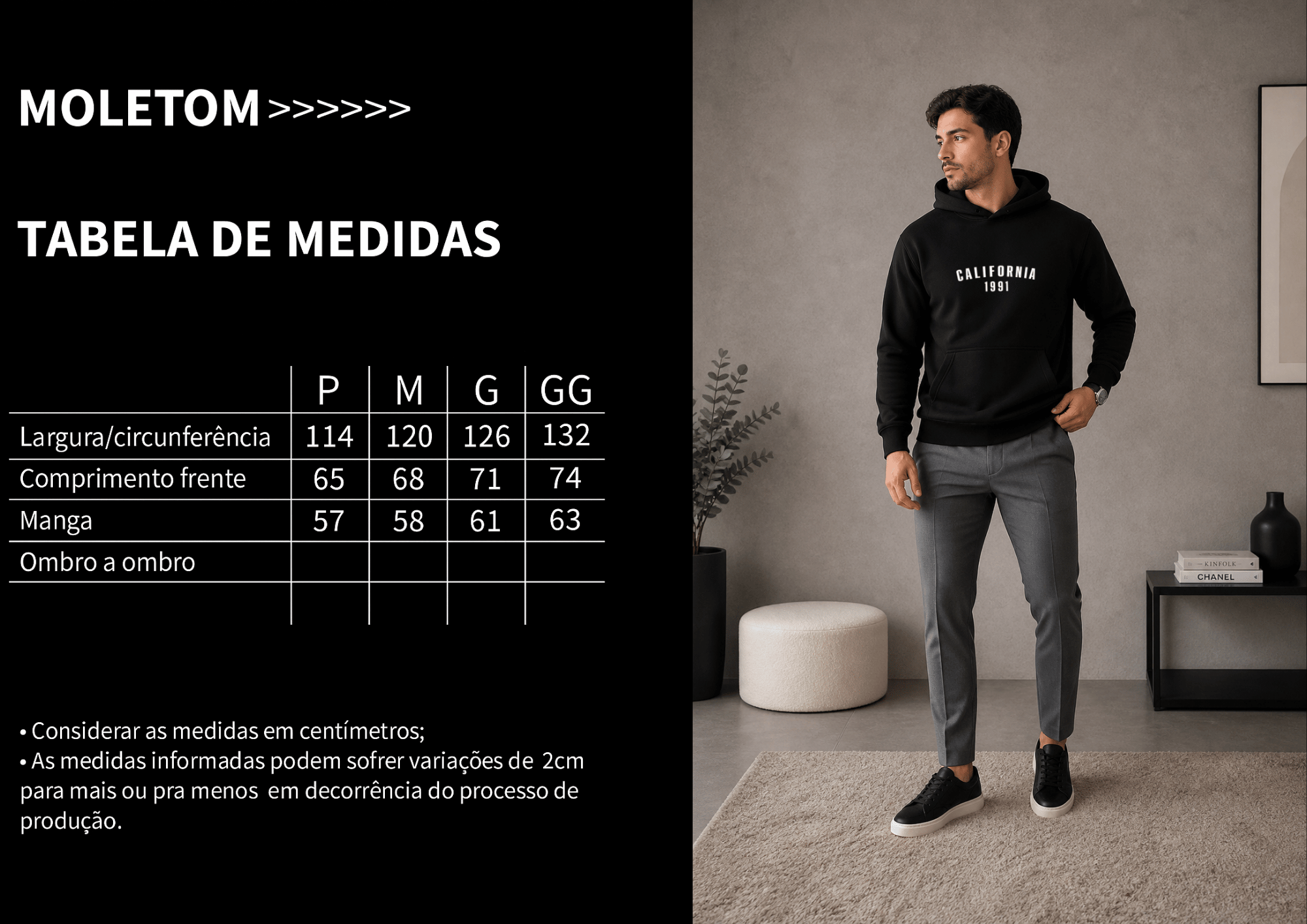 Moletom Masculino Canguru - California 1991