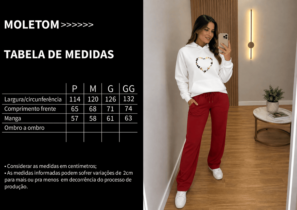 Moletom Canguru Feminino - Almayda Romantic Vibe