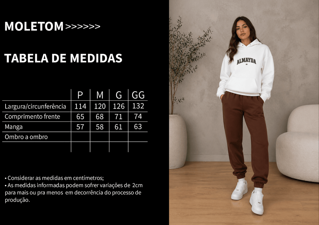 Moletom Feminino Canguru - Almayda