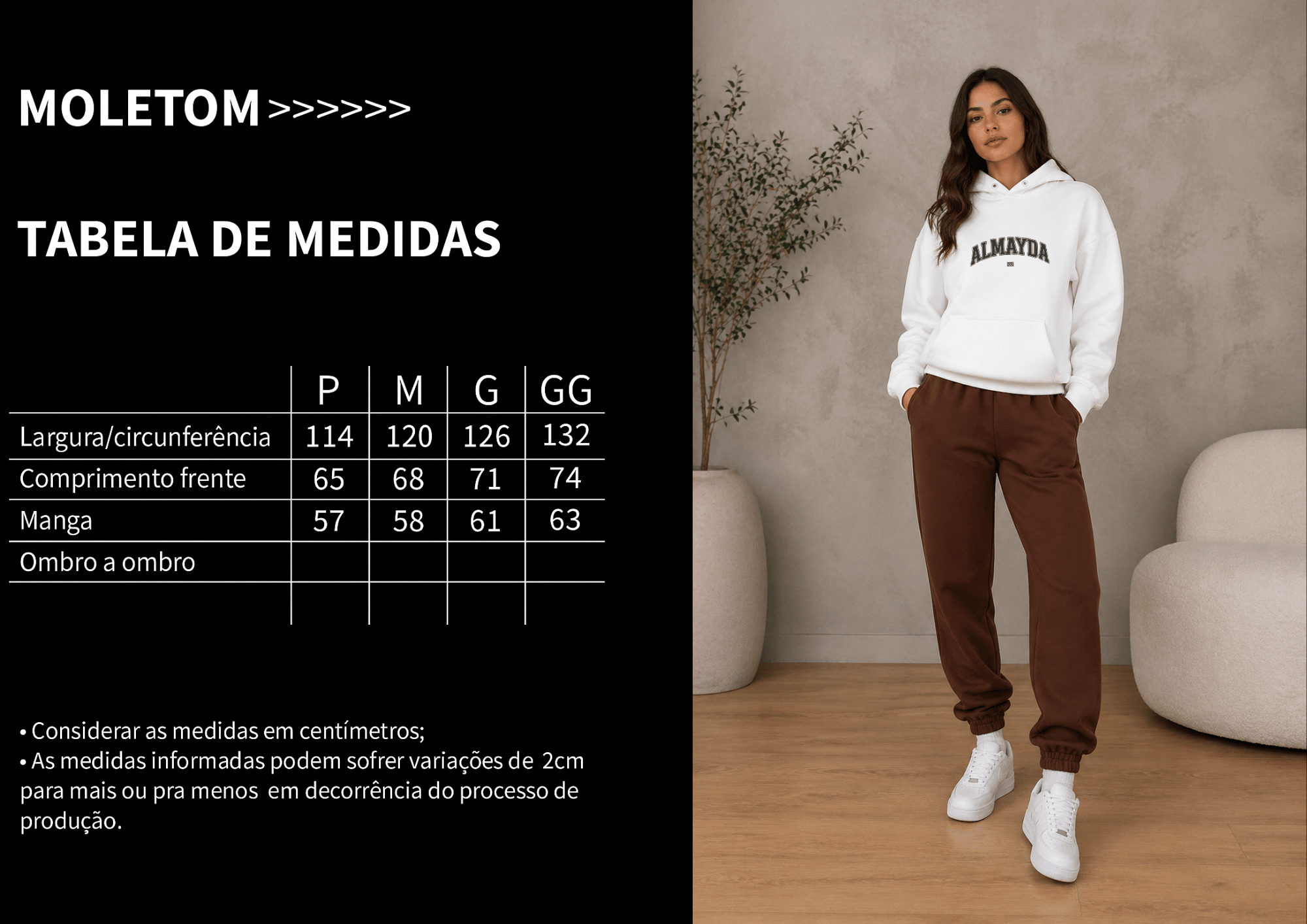 Moletom Feminino Canguru - Almayda