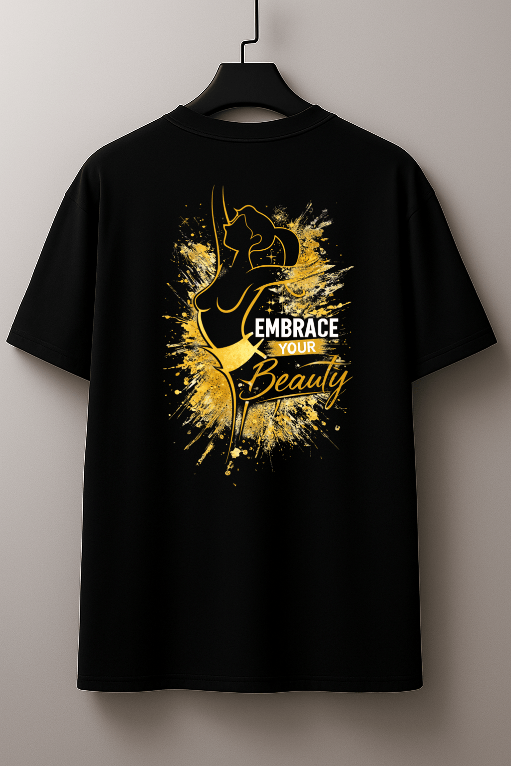 Camiseta Premium Manga Curta Tradicional Feminina - Embrace Your Beauty