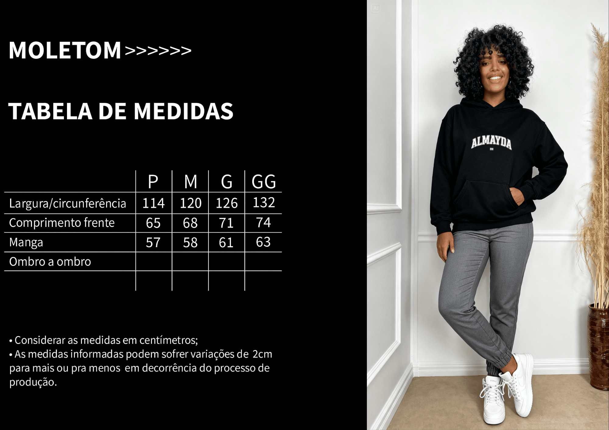 Moletom Feminino Canguru - Almayda