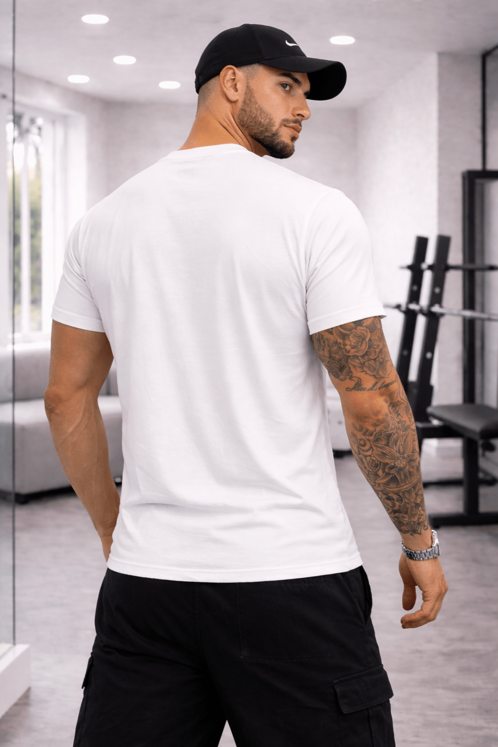 Camiseta Masculina Premium Manga Curta Tradicional  - NY Minimalista