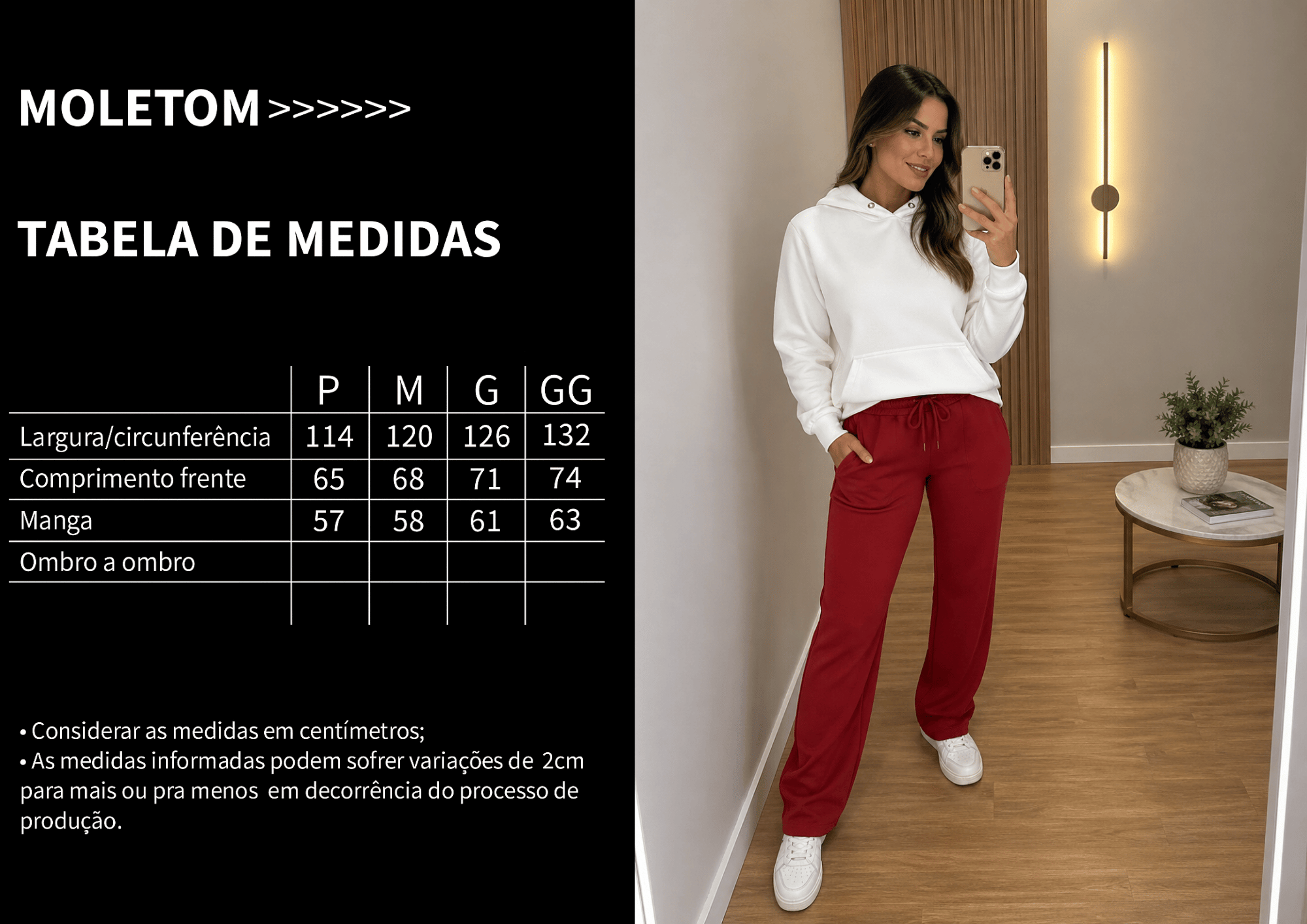 Moletom Feminino - Liso Canguru