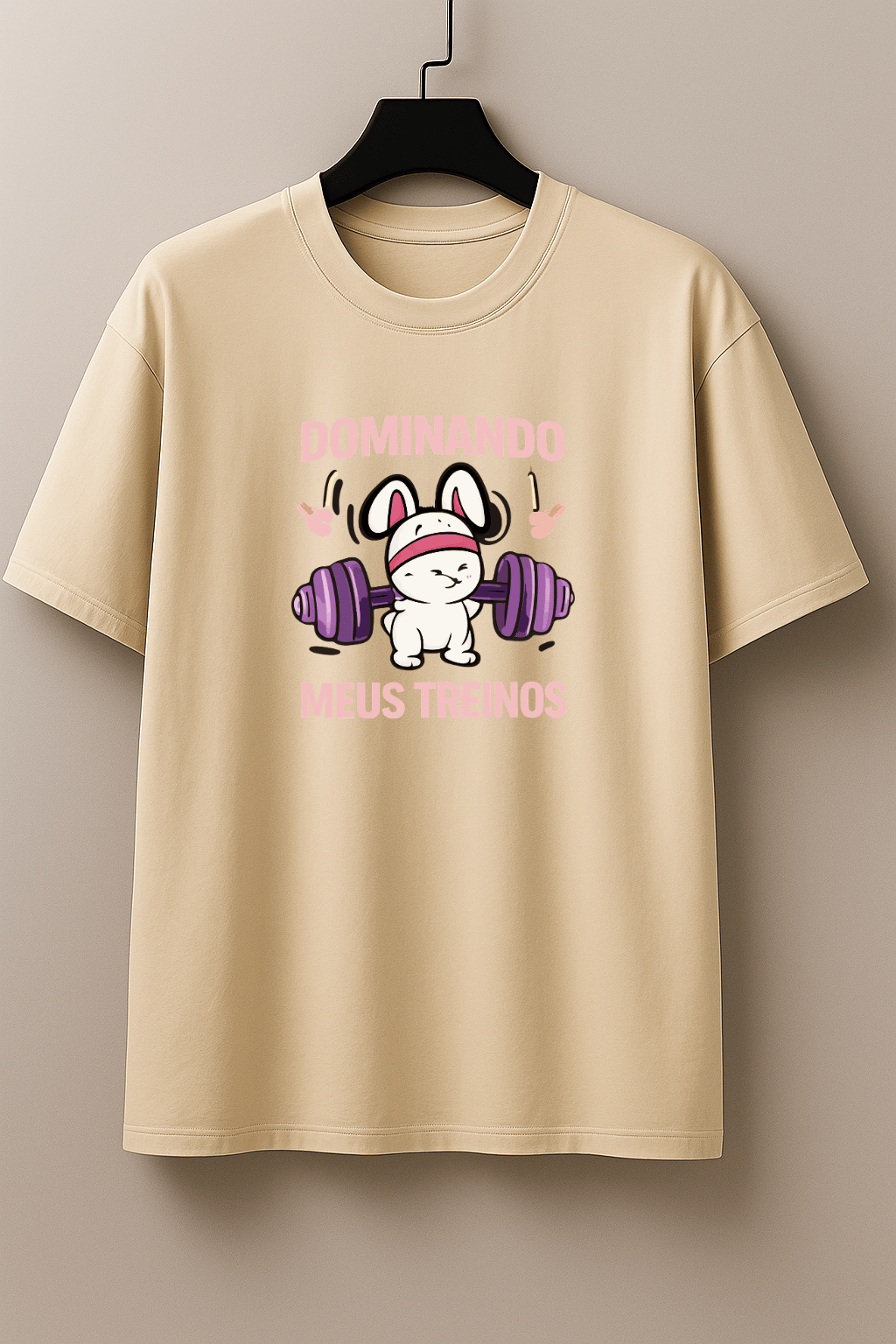 Camisetão Feminino Oversized - Dominando Meus Treinos