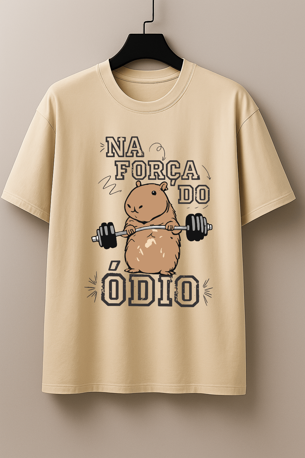 Camisetão Oversized Feminino Na Força do Ódio