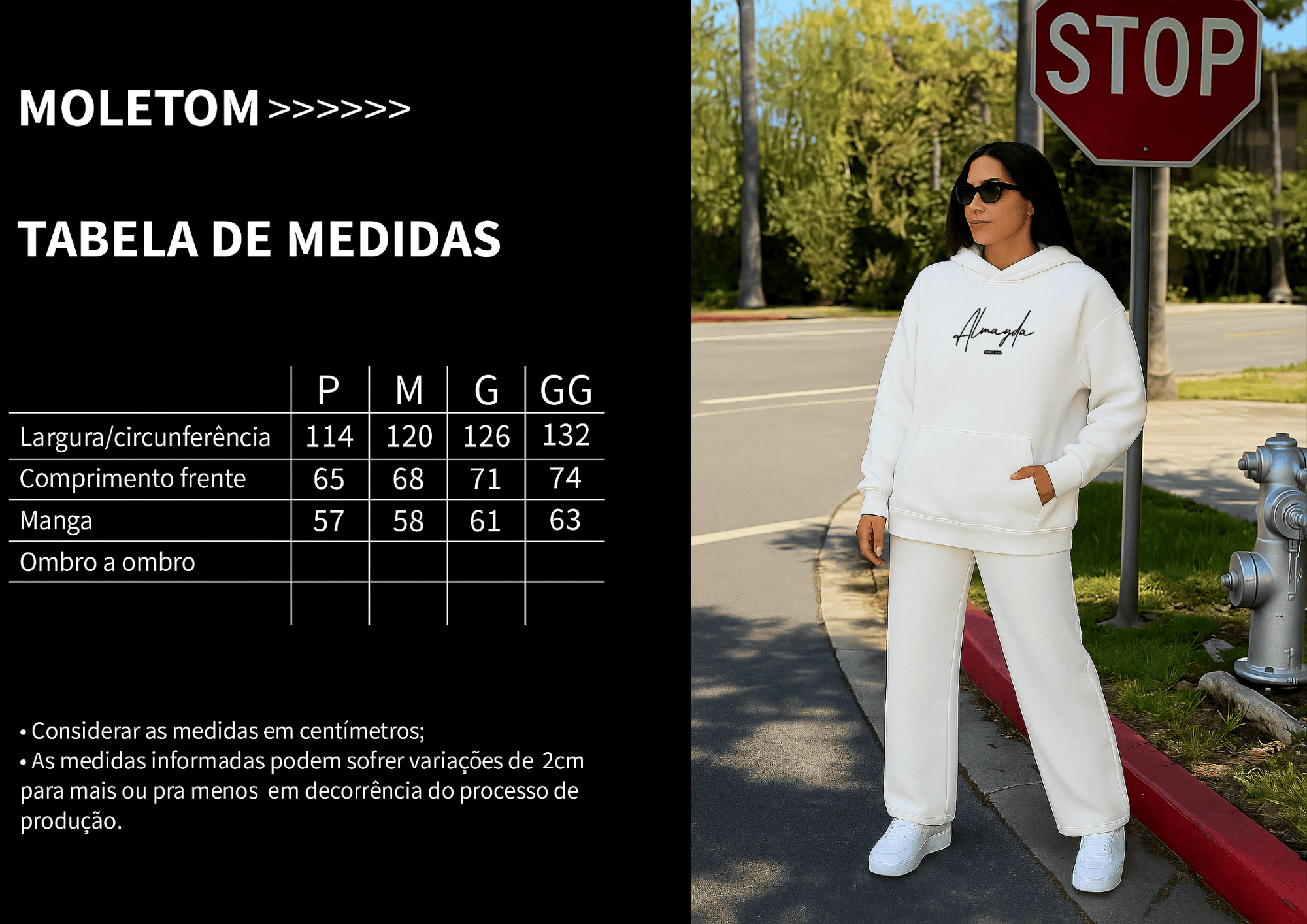 Moletom Feminino Canguru - Almayda Since 1991