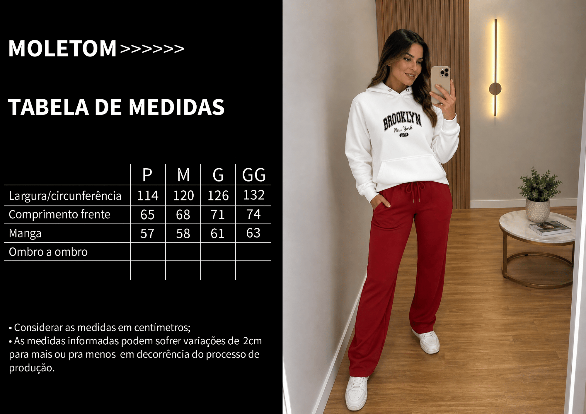 Moletom Feminino Canguru - Brooklyn New York