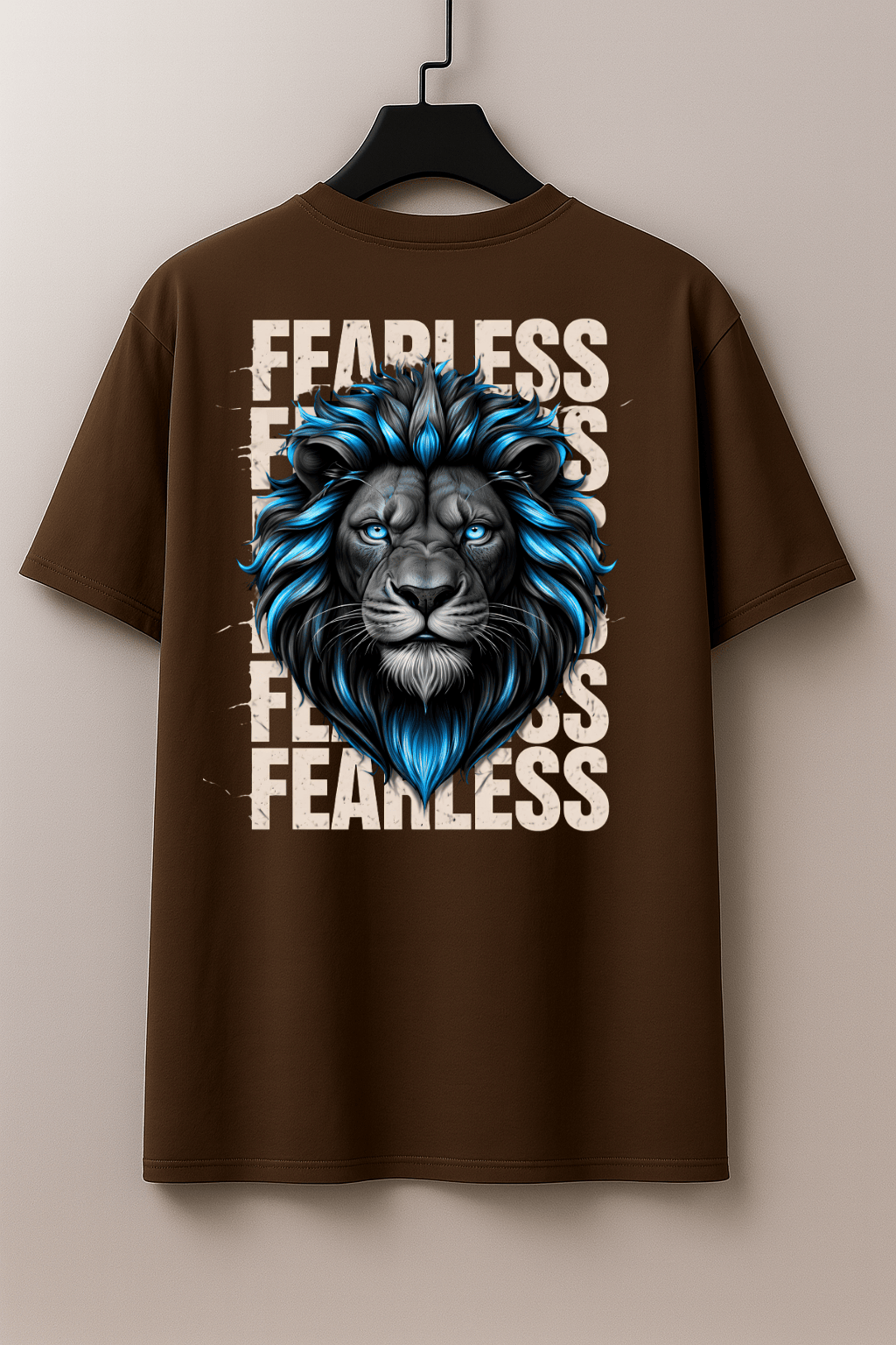Lançamento | Camiseta Oversized (Camisão) - Masculina Fearless Lion