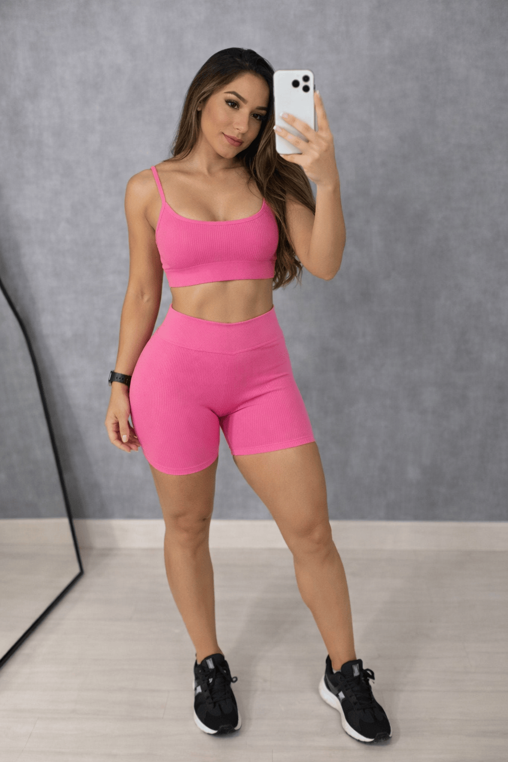 Short Feminino Canelado Fitness | 100% Conforto | Estilo e Performance