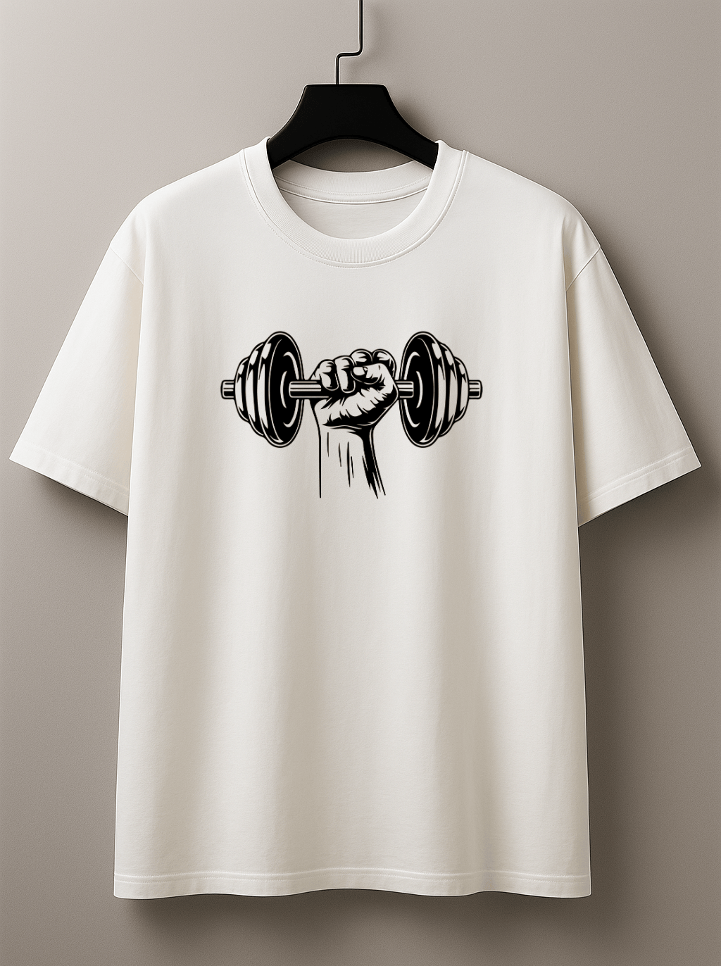 Camiseta Masculina Premium Manga Curta Tradicional   | Estampa Halteres