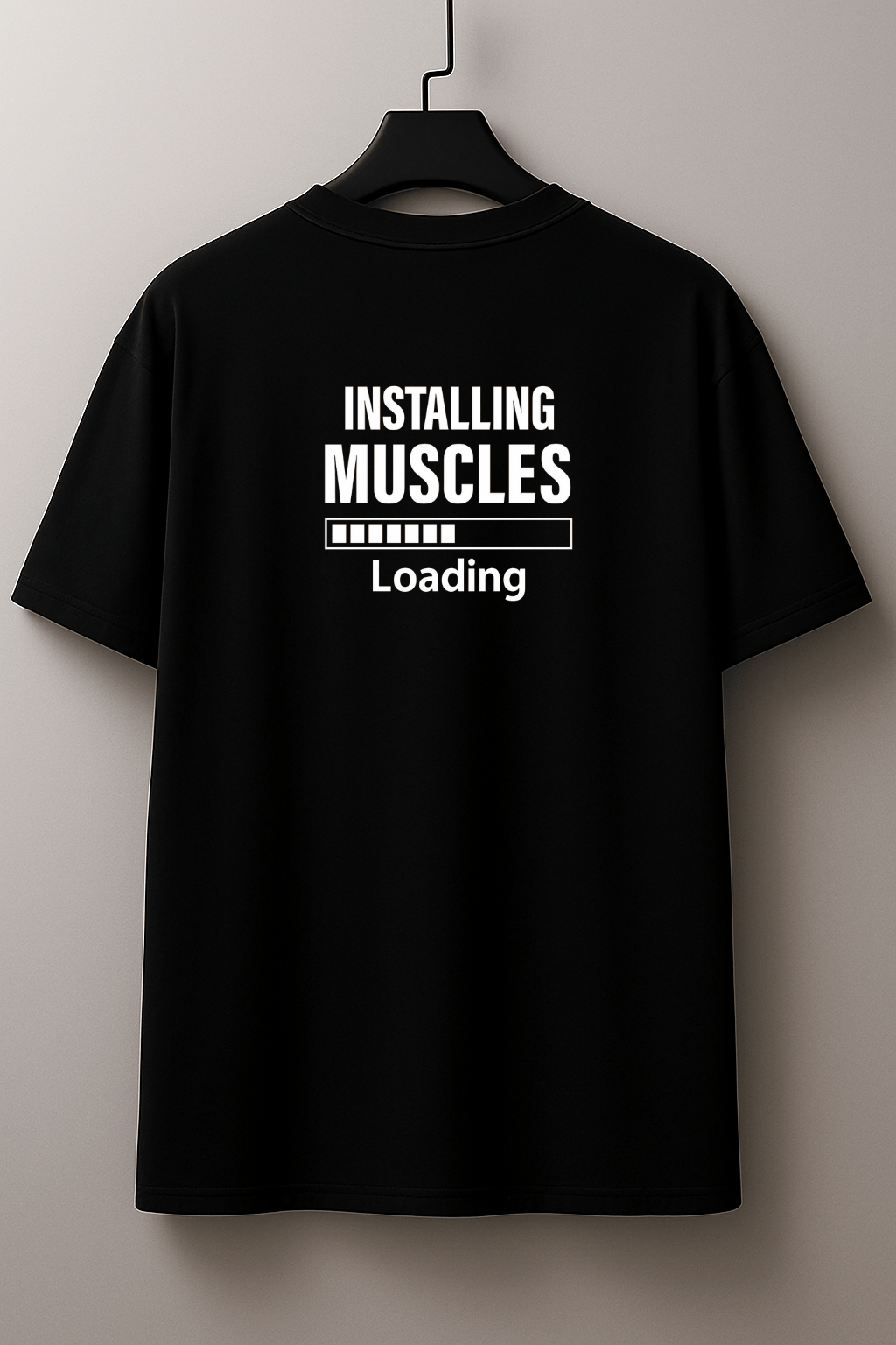 Camiseta Oversized Feminina -  Installing Muscles - As mais Vendidas