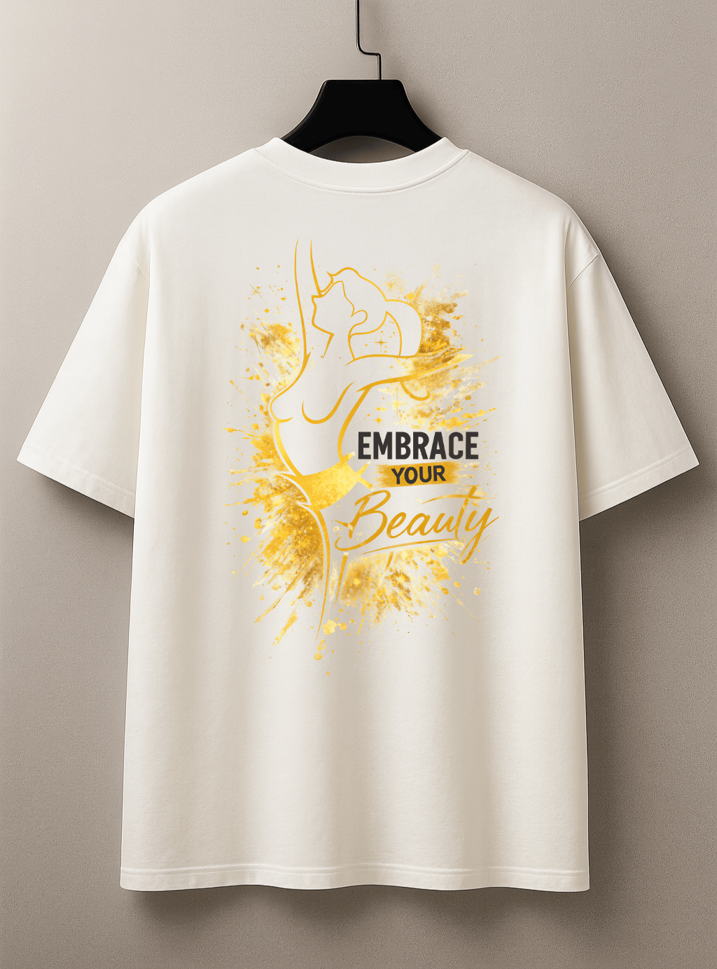 Camiseta Premium Manga Curta Tradicional Feminina - Embrace Your Beauty
