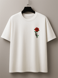 Camiseta Masculina Tradicional Manga Curta - Rose Pain Red