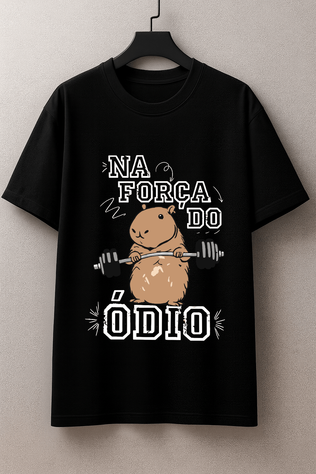 Camisetão Oversized Feminino Na Força do Ódio