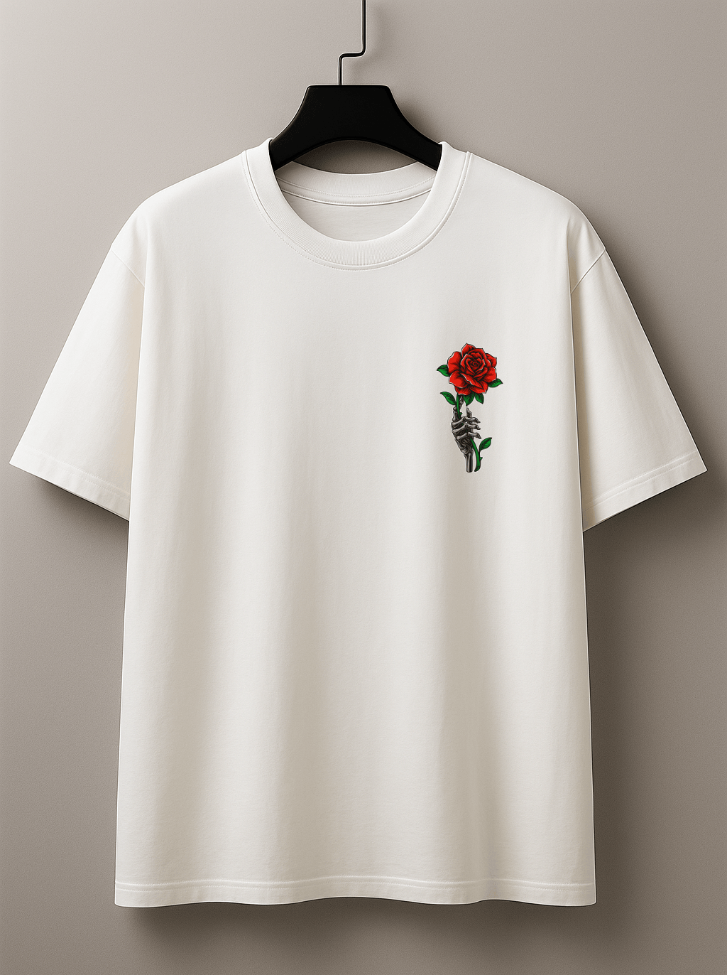 Camisetão Feminino Oversized - Rose Pain Red