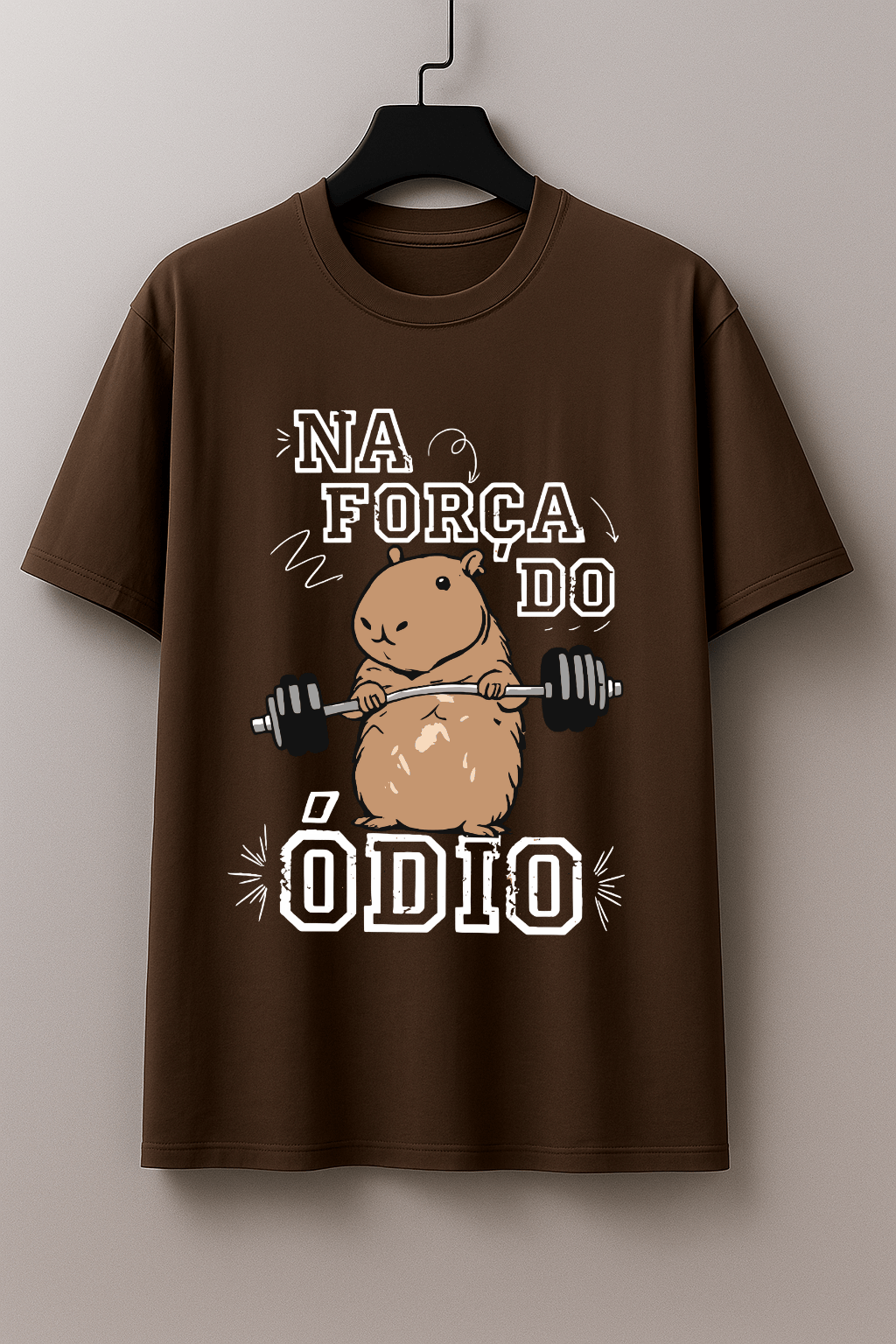 Camiseta Feminina Tradicional Manga Curta - Na Força do Ódio
