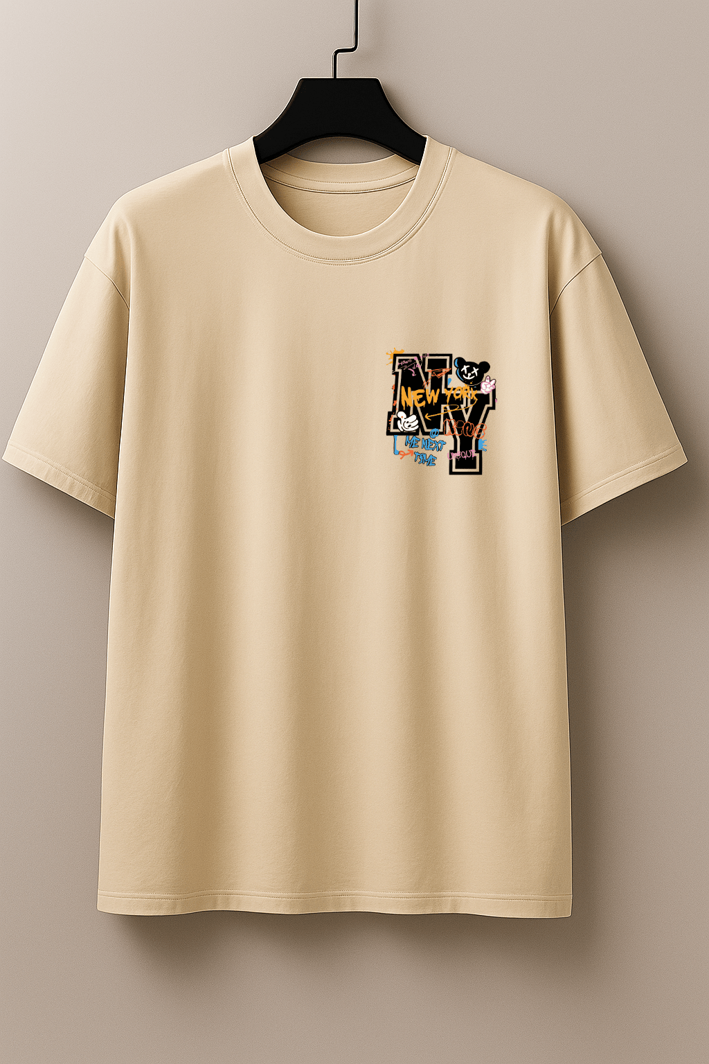 Camiseta Masculina Premium Manga Curta Tradicional  |  NY Graffiti