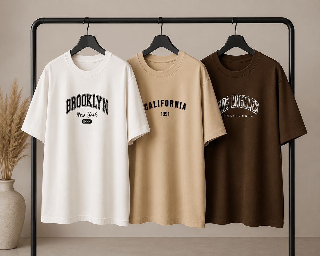 Kit Camisetão Masculino Everyday Oversized Collection - As mais Vendidas Kit Camisetão Masculino Everyday Oversized Collection
