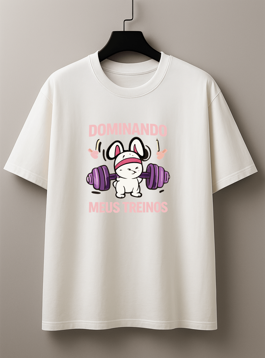 Camiseta Feminina Tradicional Manga Curta Almayda - Dominando Meus Treinos