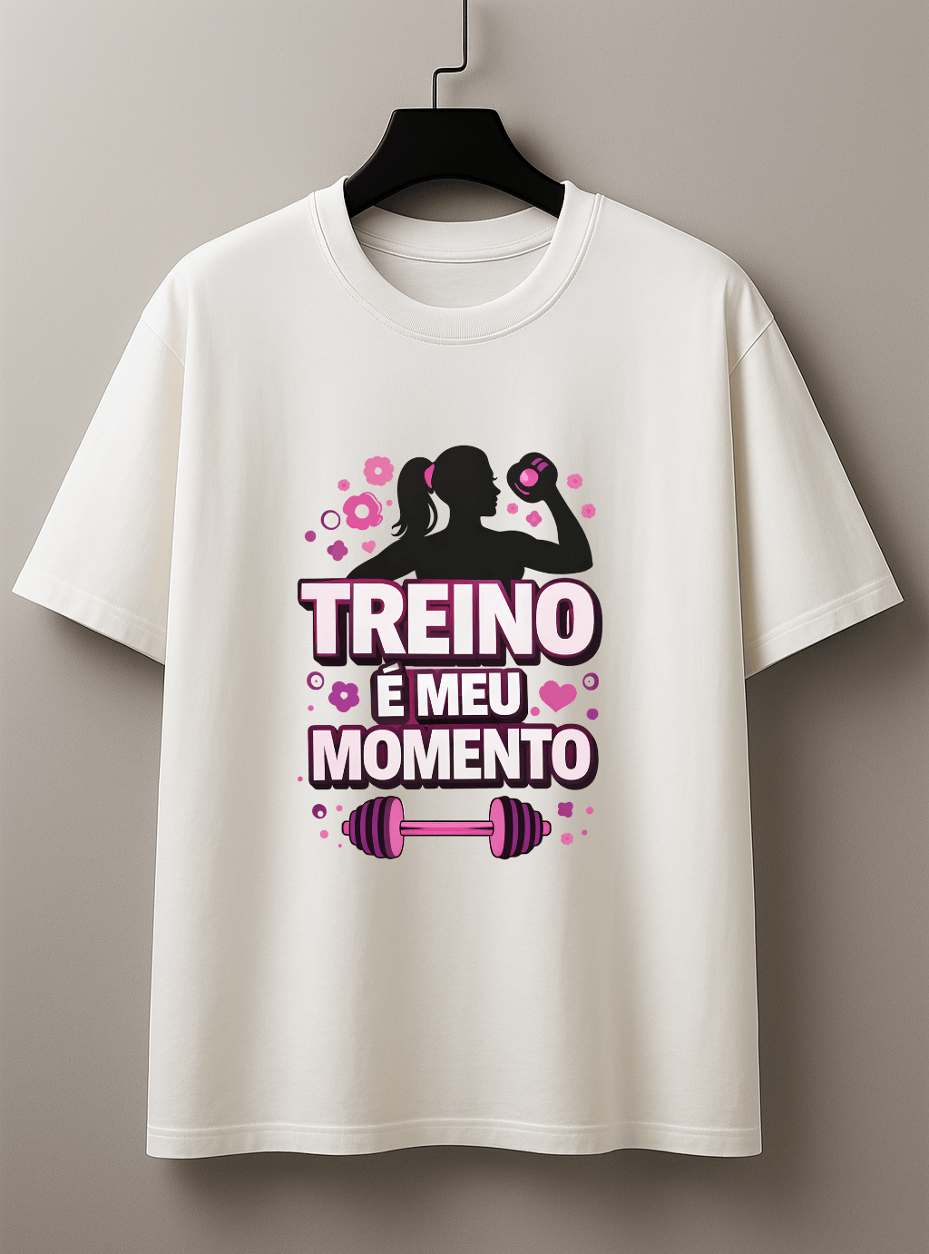 Camisetão Feminino Oversized - Treino É Meu Momento