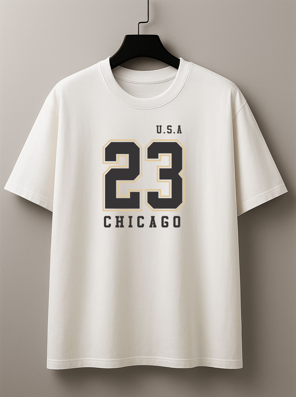 Camiseta Oversized Masculina -  U.S.A 23 Chicago