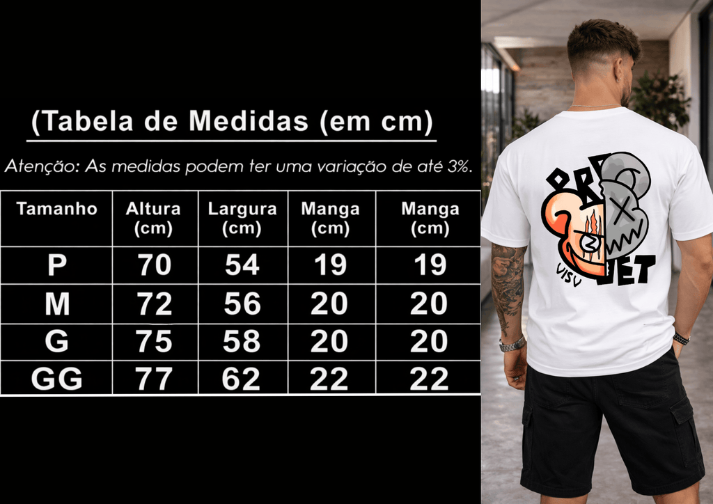 Camisetão Oversized Masculina | Estampa Urso Bear