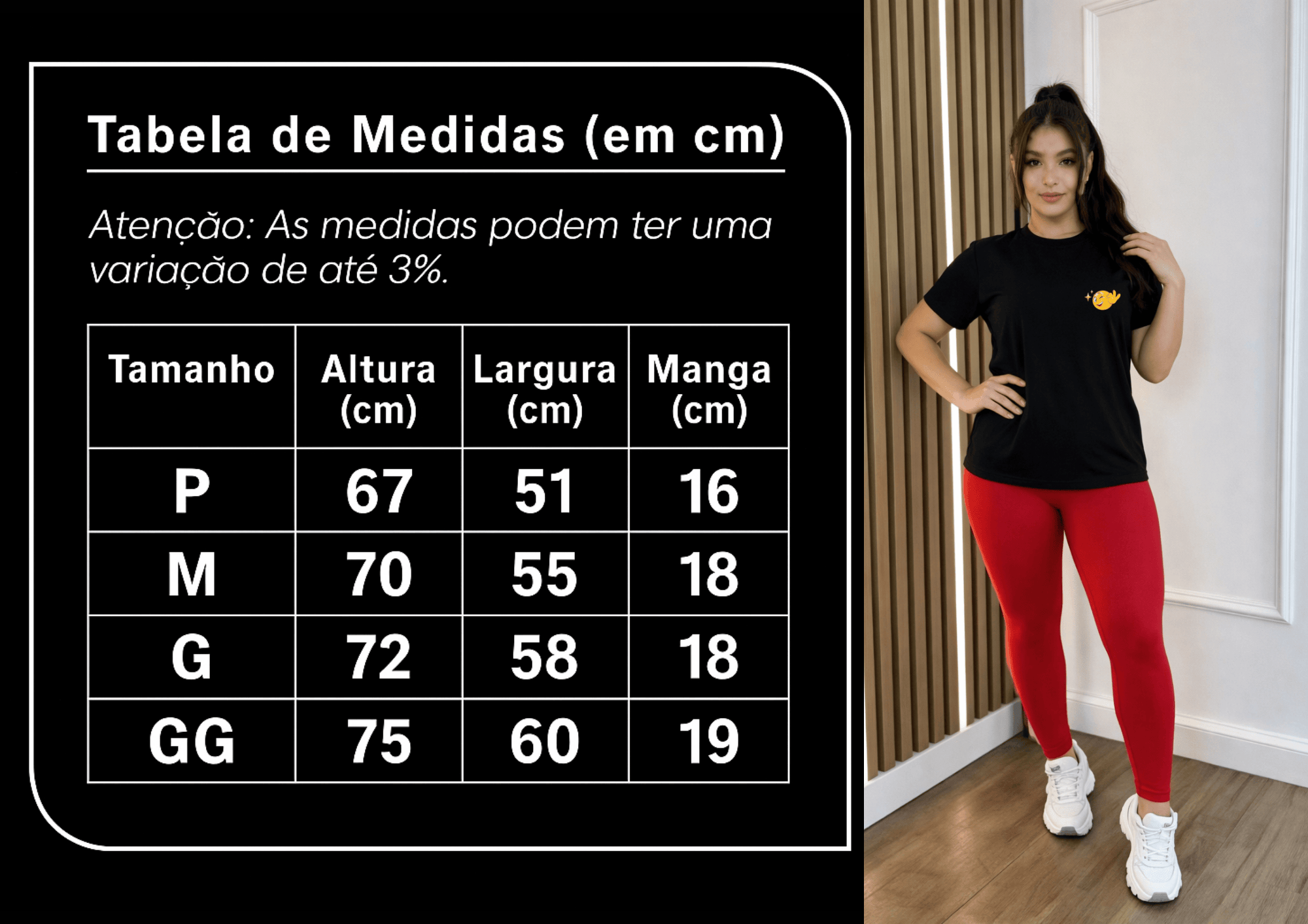 Camiseta Feminina Premium Manga Curta Tradicional  - Emoji Divertido