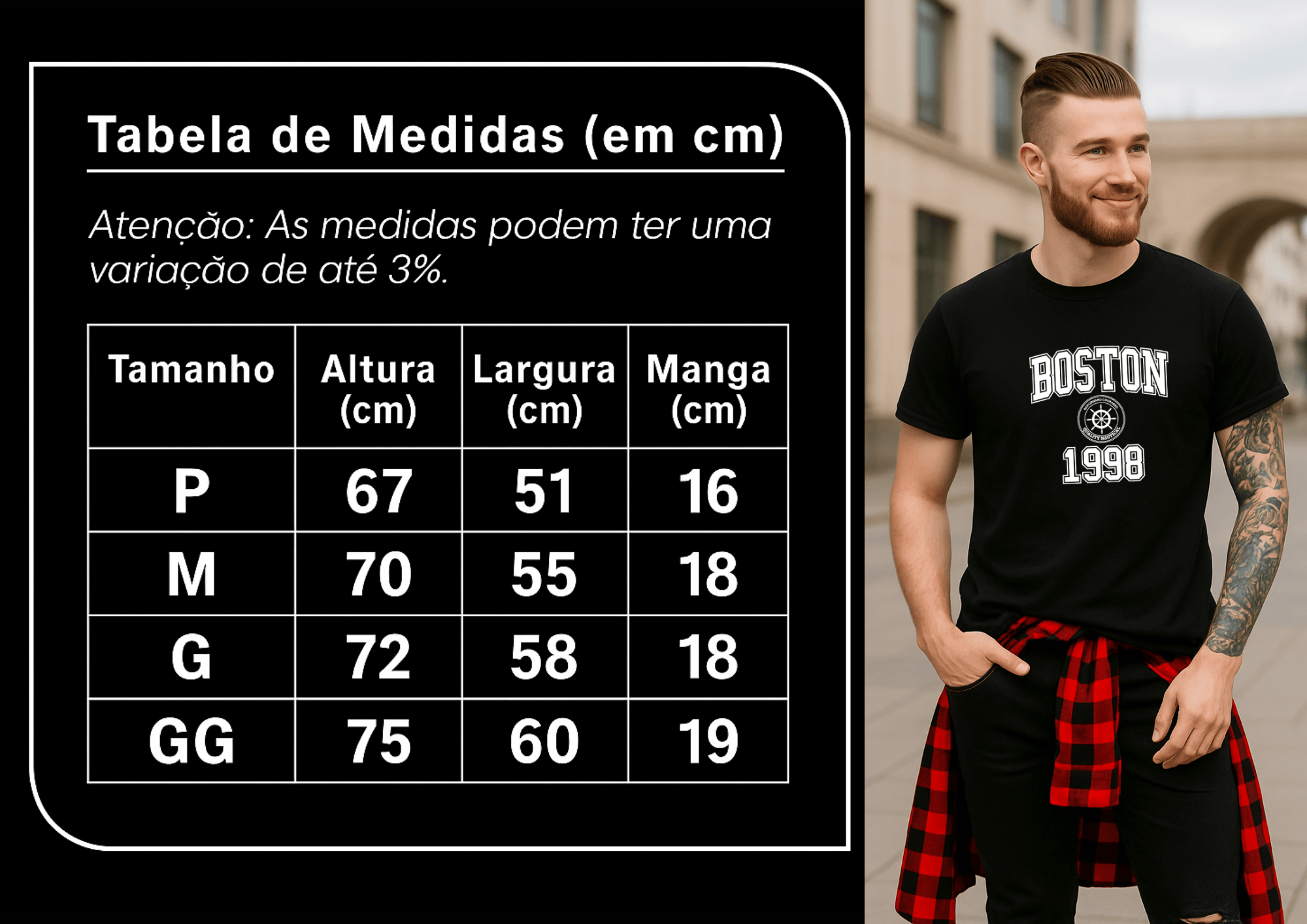 Camiseta Masculina Premium - Boston 1998