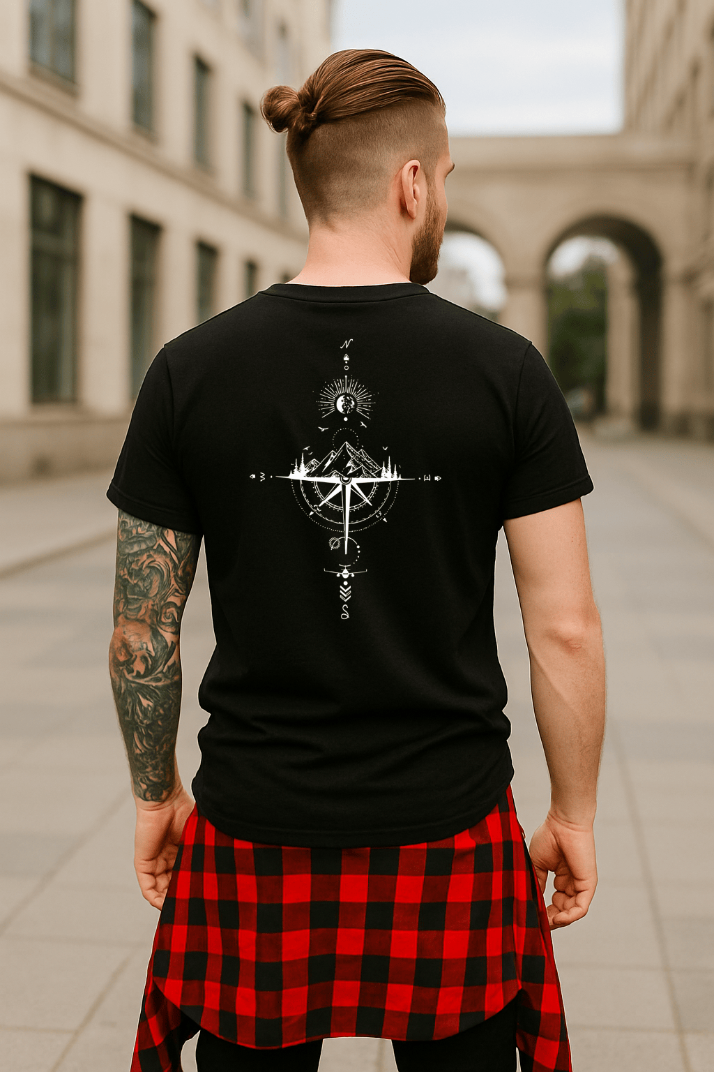 Camiseta Masculina | Estampa - Rosa dos Ventos