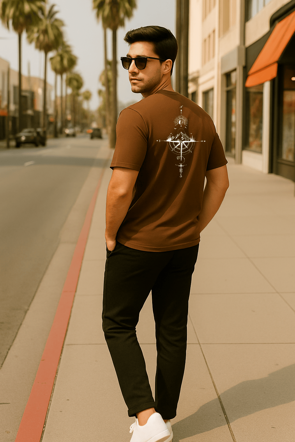 Camiseta Masculina | Estampa - Rosa dos Ventos