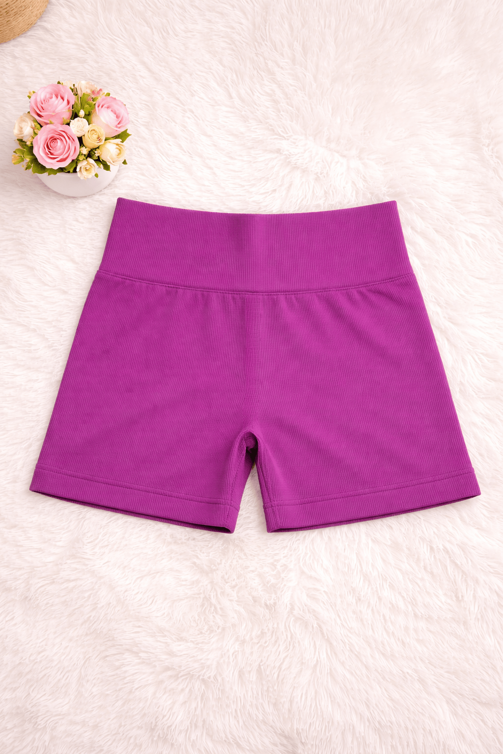 Short Feminino Canelado Fitness | 100% Conforto | Estilo e Performance