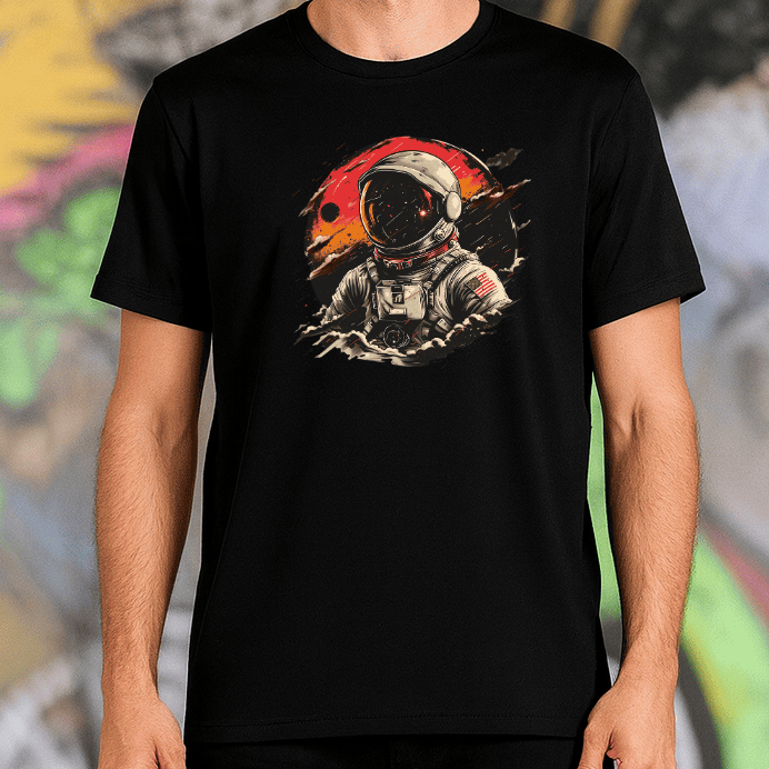 Camiseta Masculina Premium Casual - Space Explorer