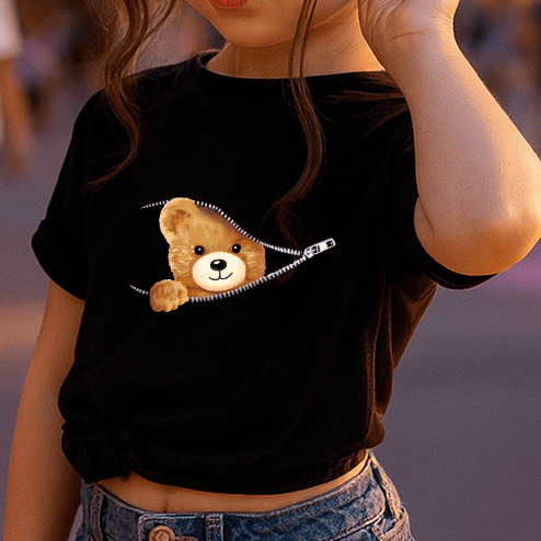 Camiseta Infantil Feminina - Sweet Bear