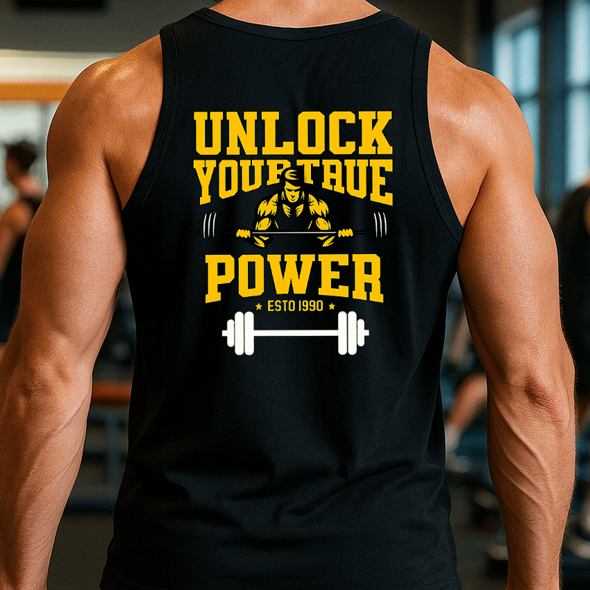 Camiseta Regata Masculina - Unlock Your True Power