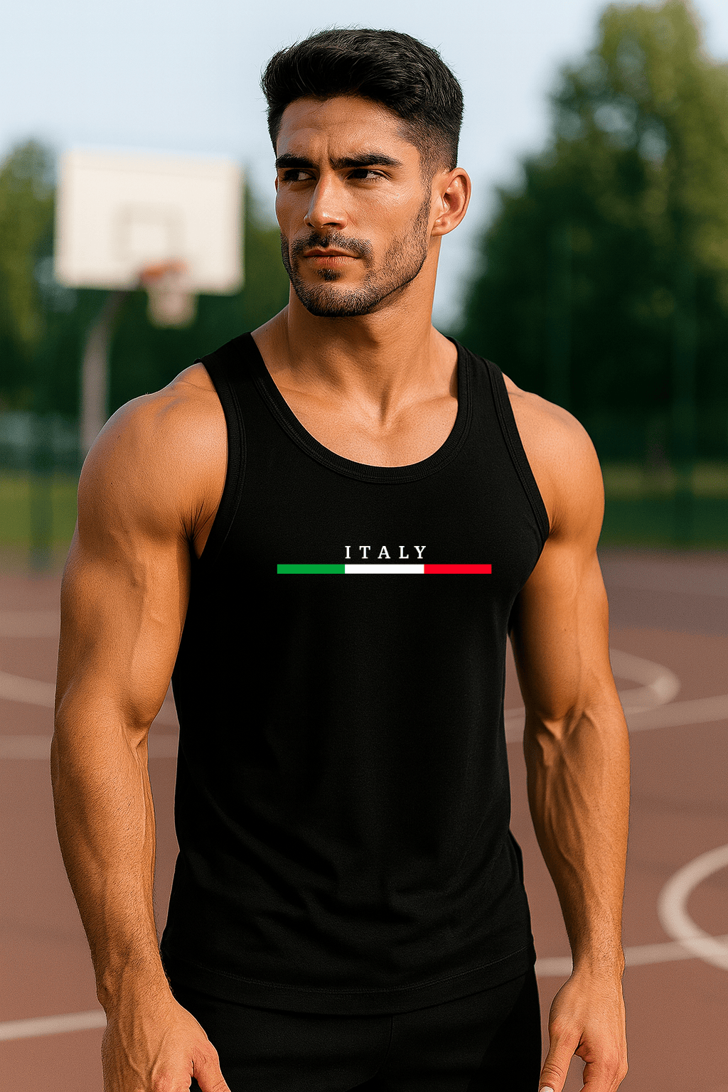 Camiseta Regata Masculina - Italy | Streetwear Casual