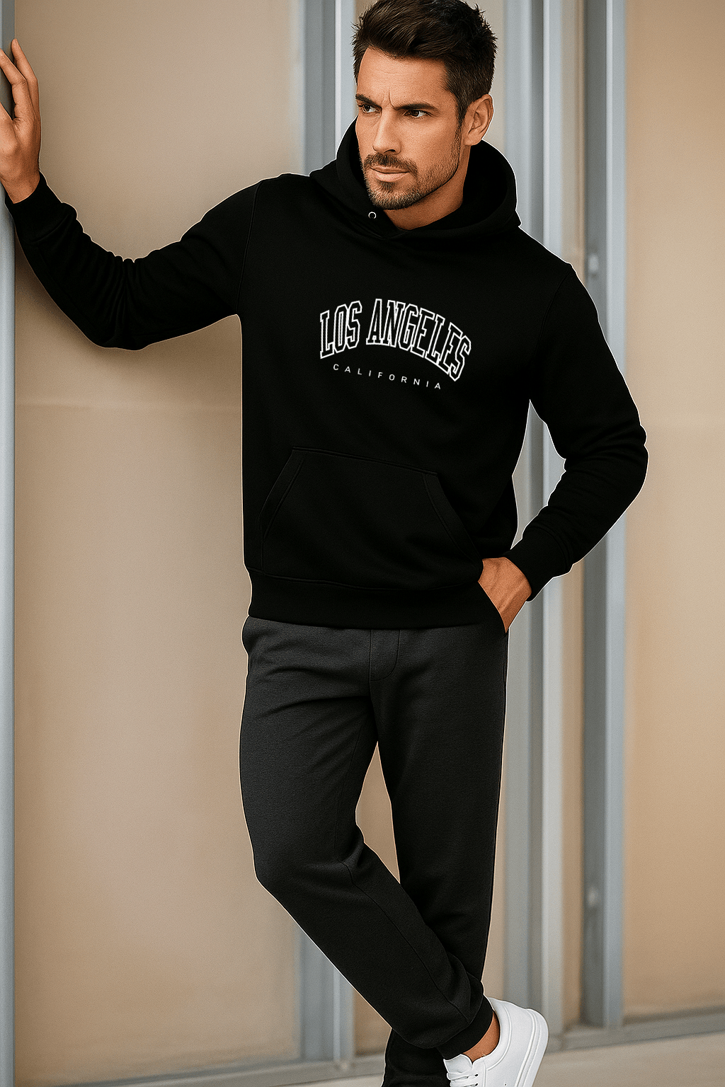 Moletom Masculino Canguru - Los Angeles Califórnia