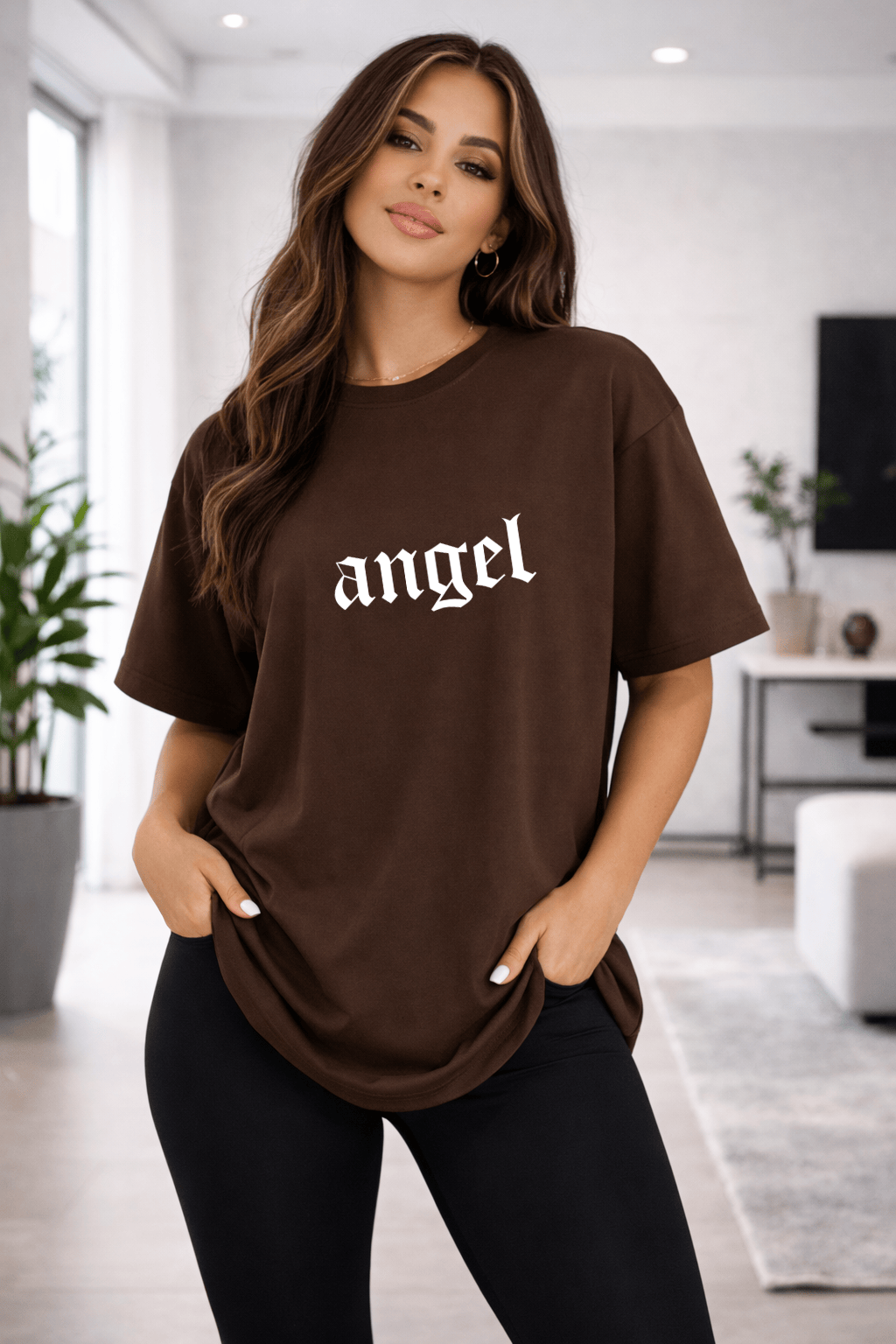 Camisetão Oversized  Feminina - Urban Angel Attitude
