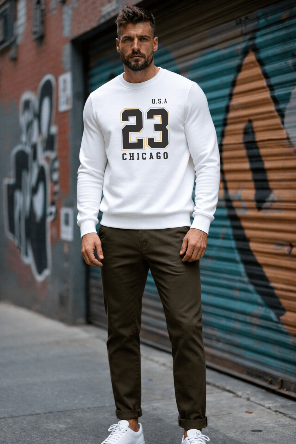 Moletom Masculino Careca - U.S.A 23