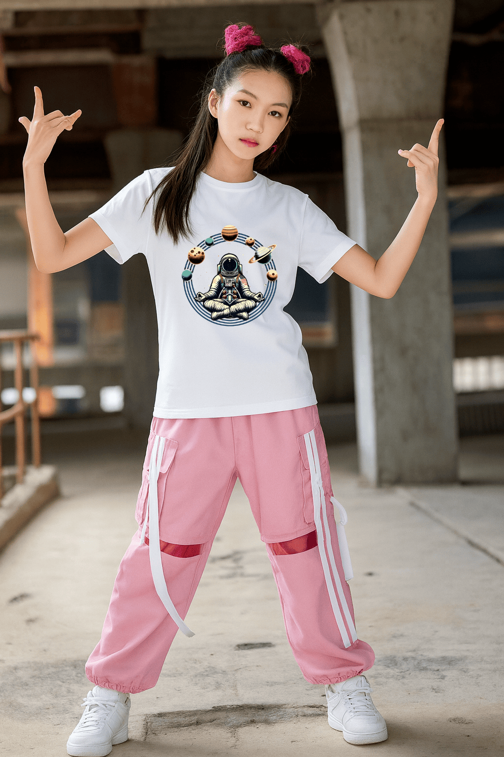 Camiseta Infantil Feminina - Space