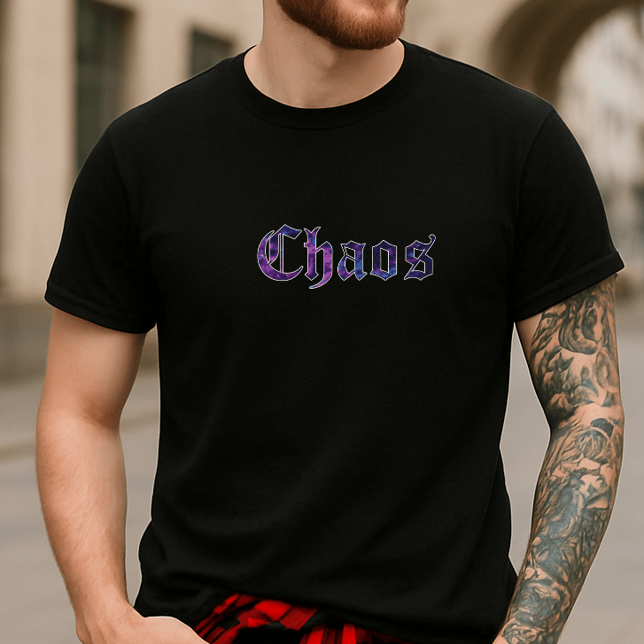 Camiseta Masculina Premium | Estampa - Chaos