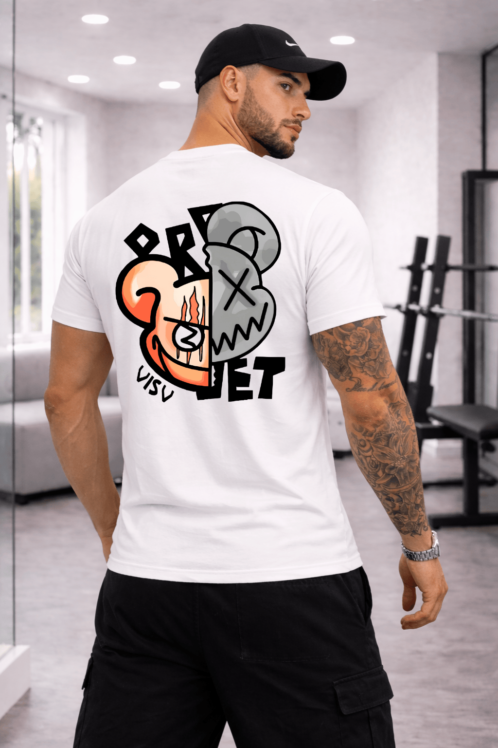 Camiseta Masculina Premium Manga Curta Tradicional  - Urso Bear