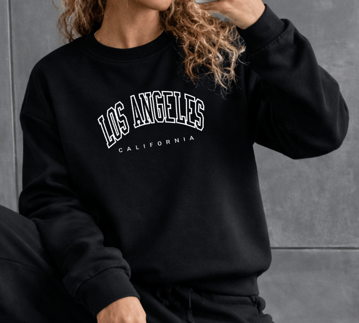 Moletom Feminino Careca - Los Angeles California